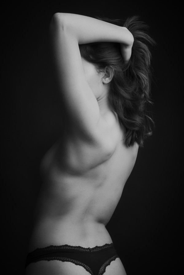 Black and White Woman Portrait 3 Print